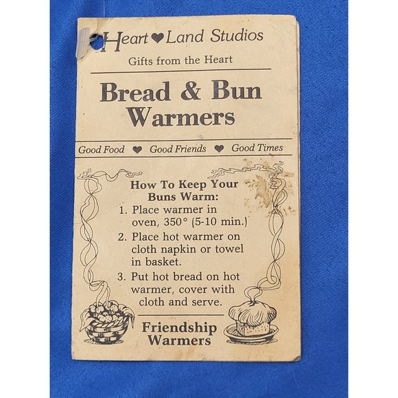 Heart Land Studios Signed Bread Warmer Lyn Ulick - Picture 4 of 6